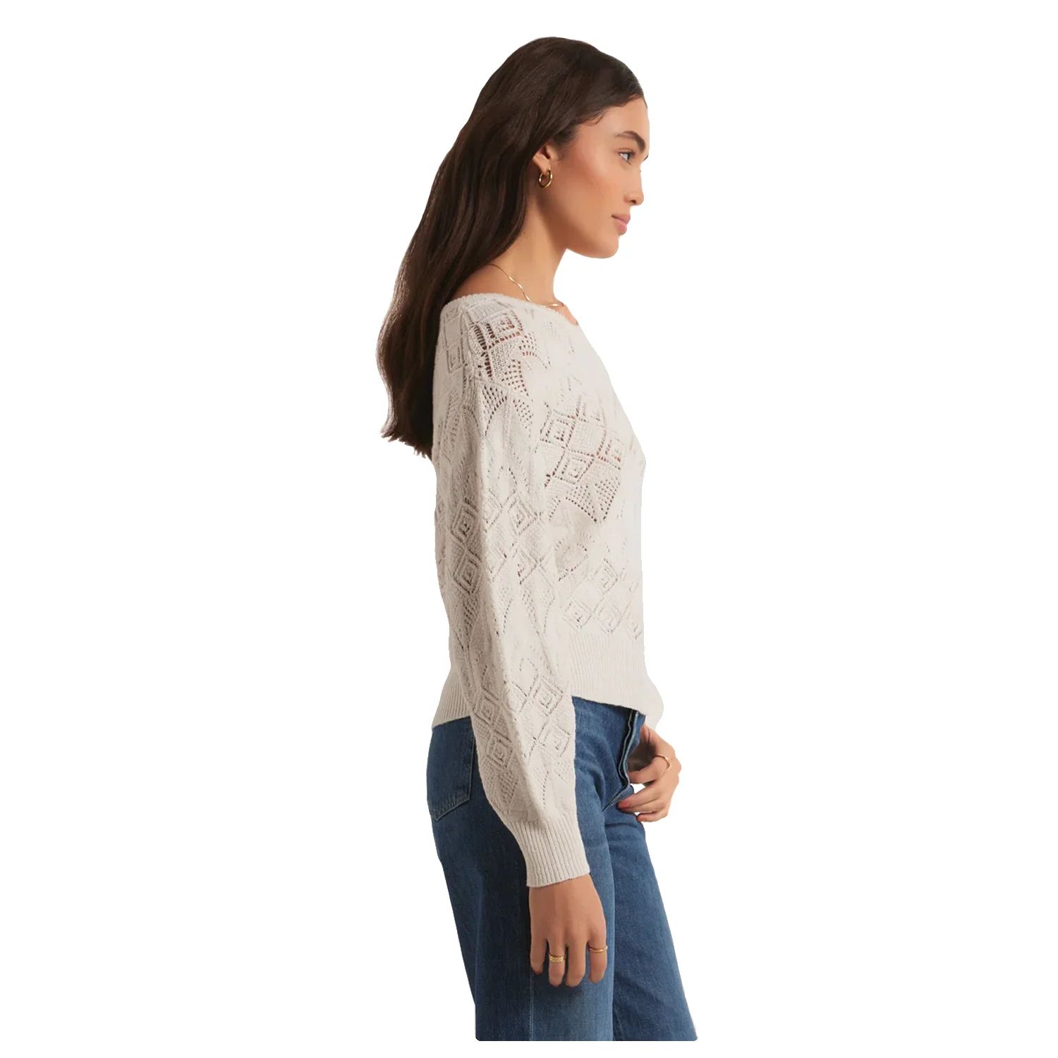 Z Supply Women's Kasia Sweater White - Image 2