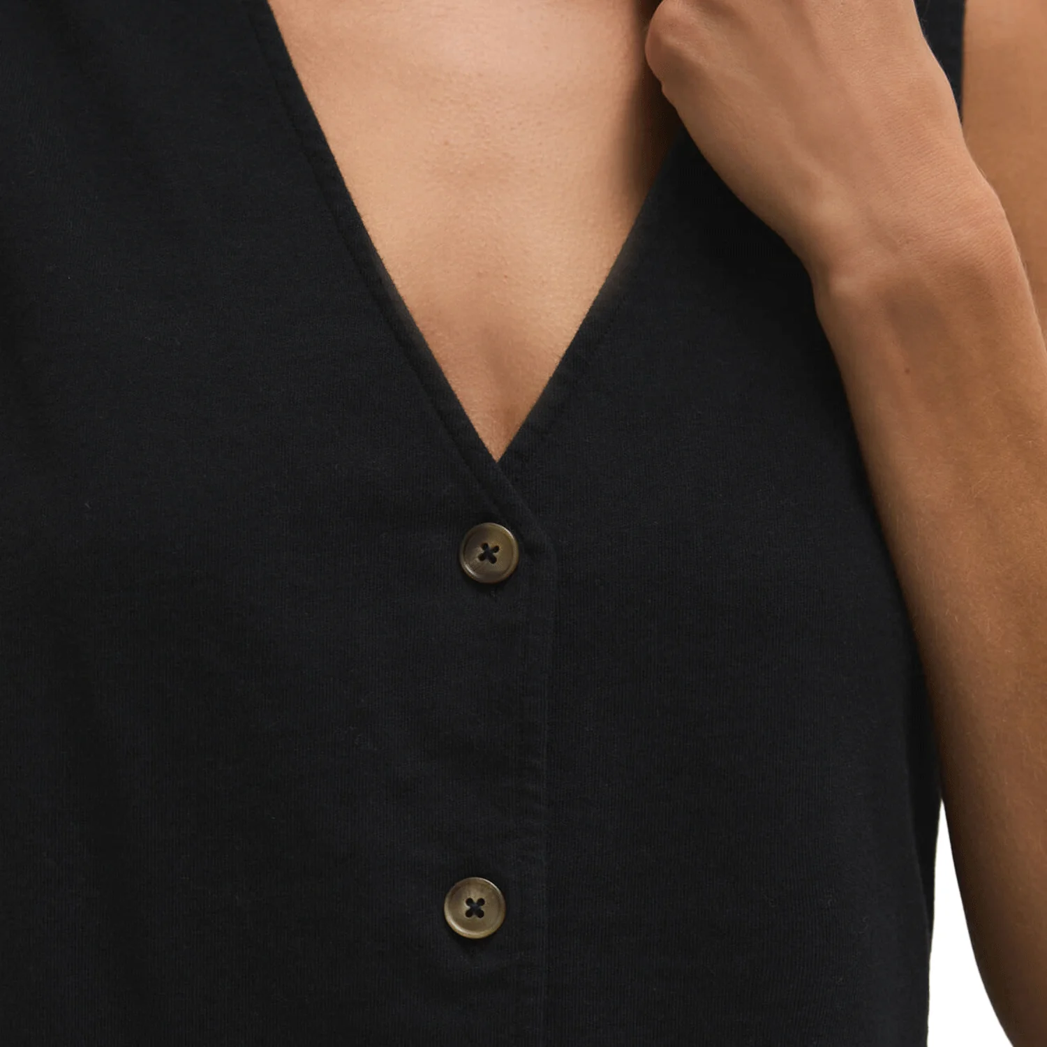Z Supply Women's Noelle Jersey Sleeveless Top True Black - Image 4