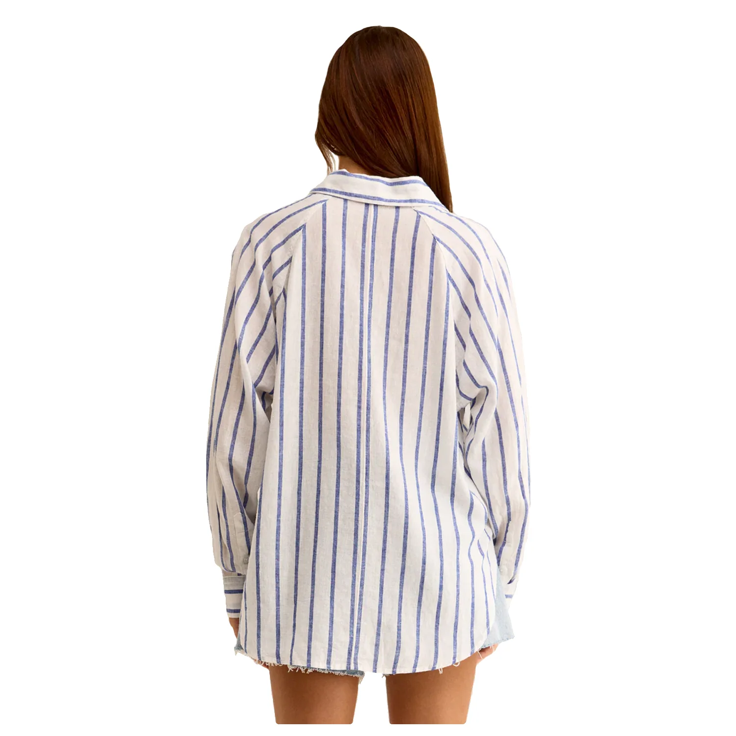 Z Supply Women's Perfect Line Top Palace Blue - Image 3