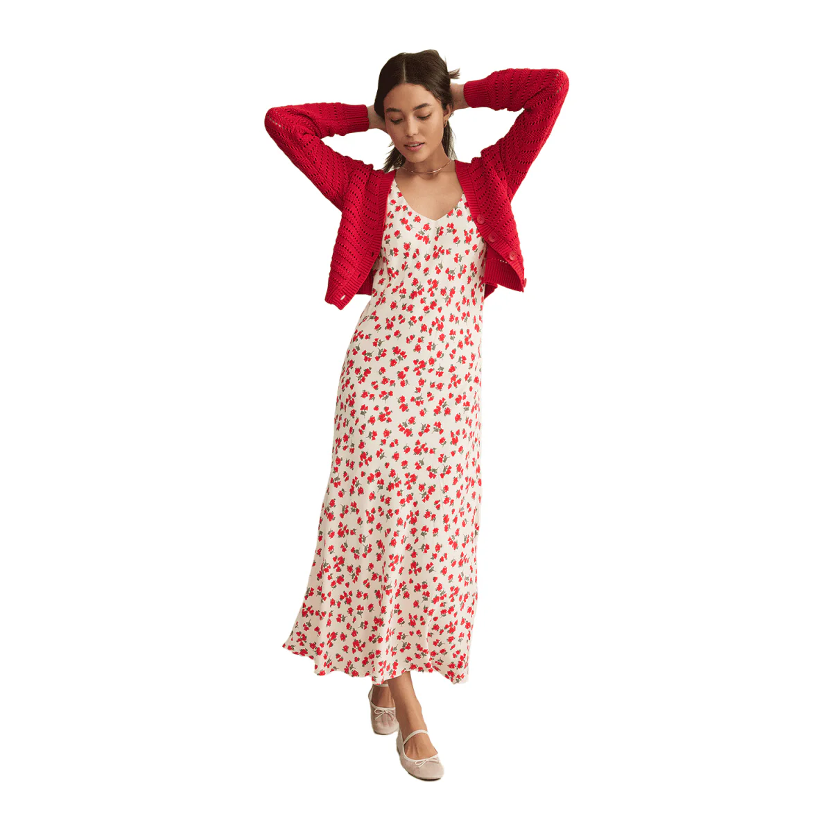 Z Supply Women's Romance Cardigan Cherry - Image 6