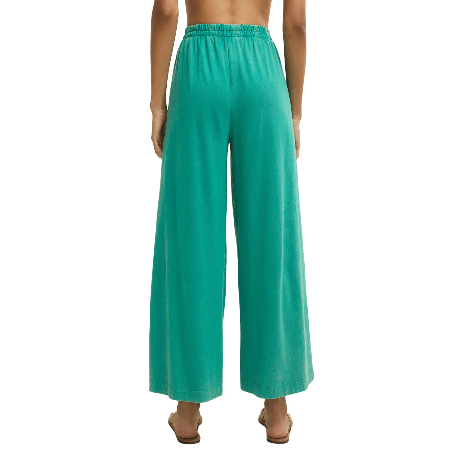 Z Supply Women's Scout Jersey Crop Flare Pant La Palma - Image 4