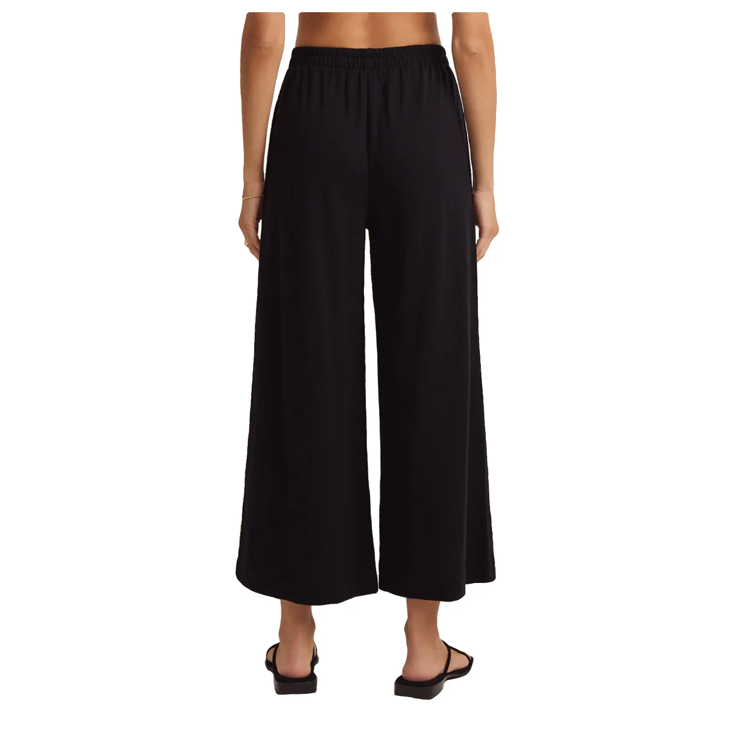 Z Supply Women's Scout Textured Slub Pant Black - Image 2