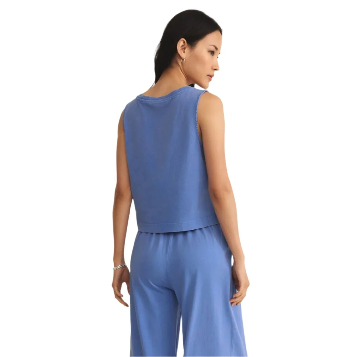 Z Supply Women's Sloane V-Neck Top Bay Blue - Image 2