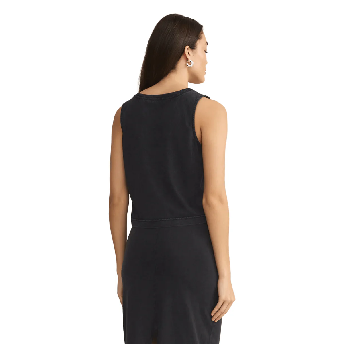Z Supply Women's Sloane V-Neck Top Black - Image 2