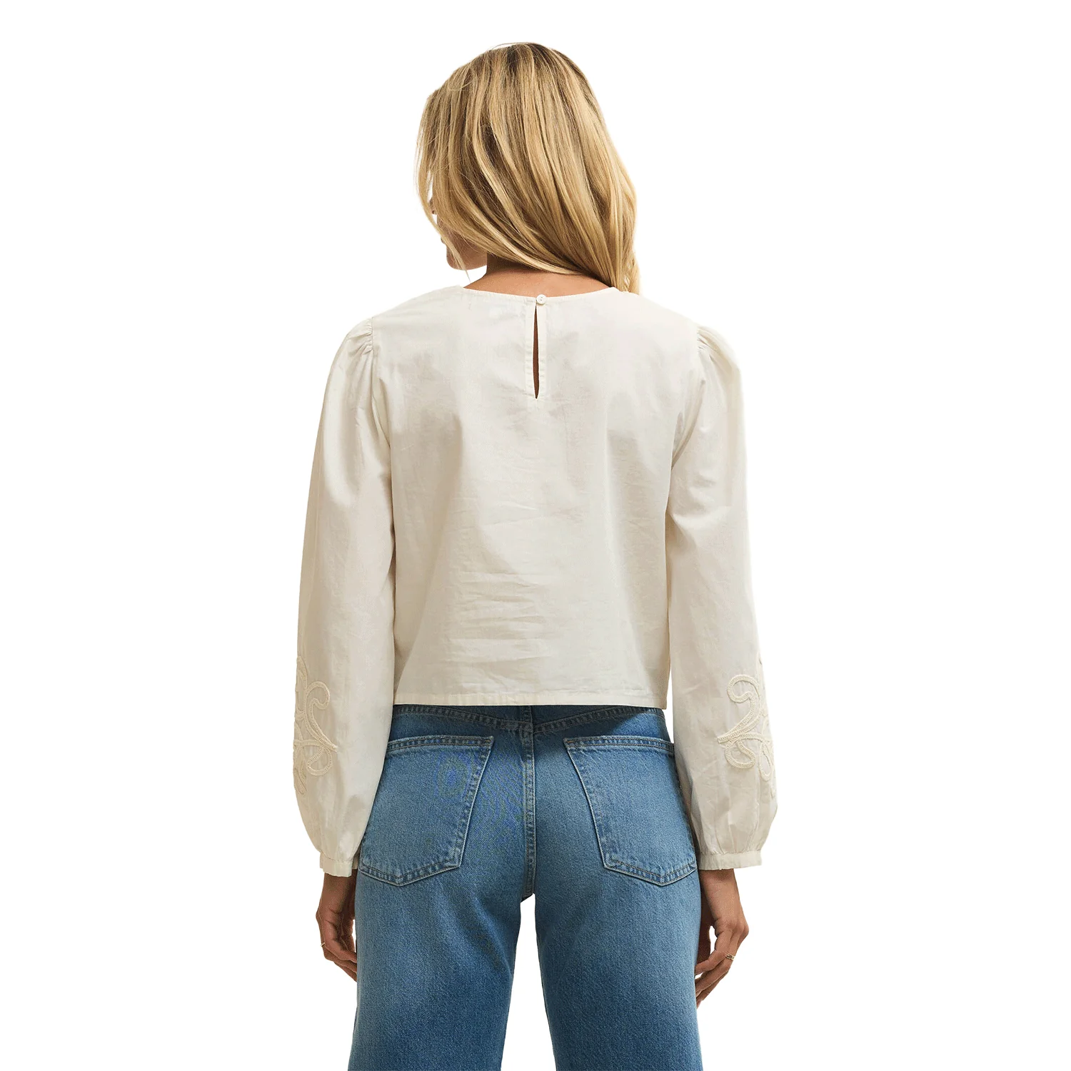 Z Supply Women's Tatiana Poplin T-Shirt White - Image 2