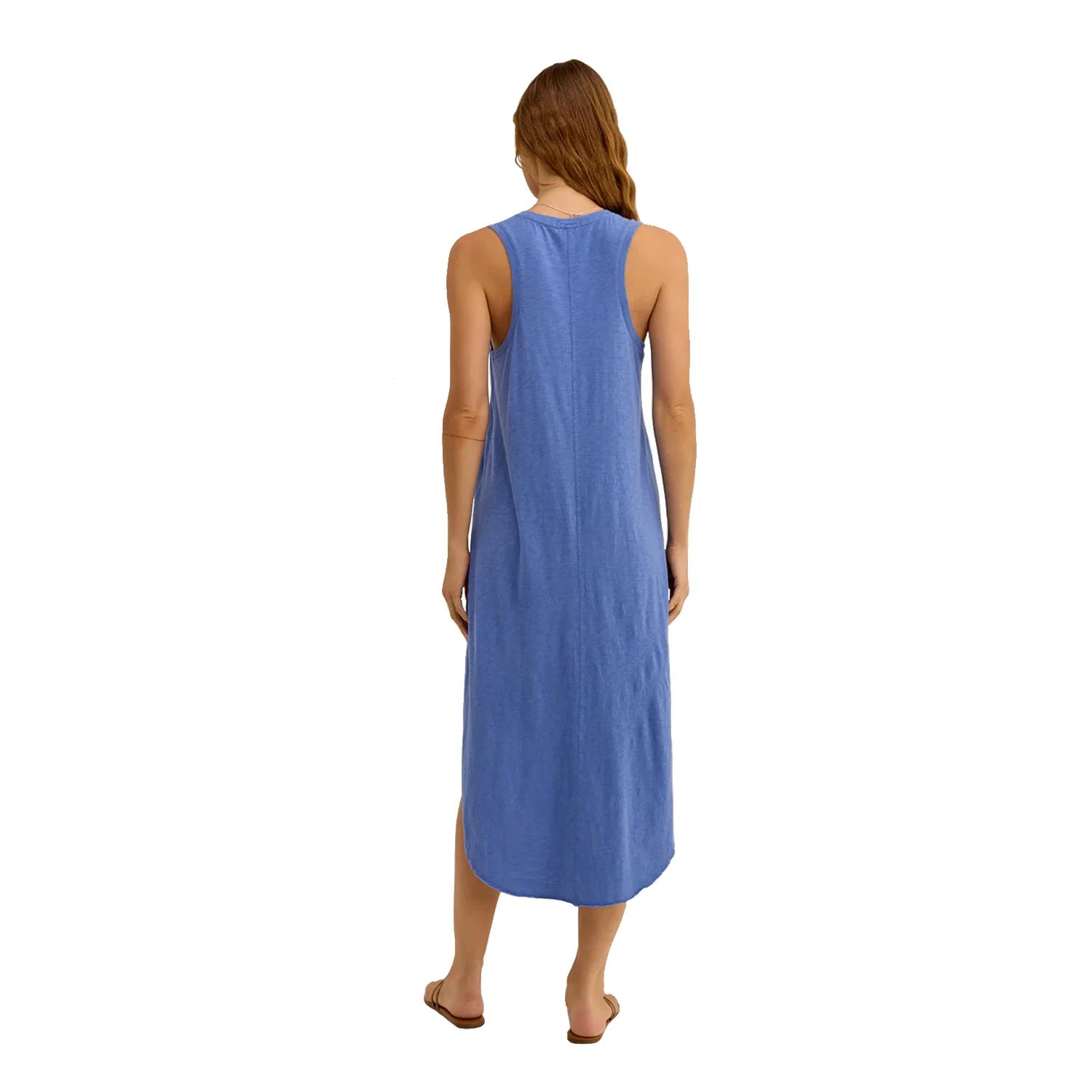 Z Supply Women's The Reverie Slub Dress Blue Waves - Image 3
