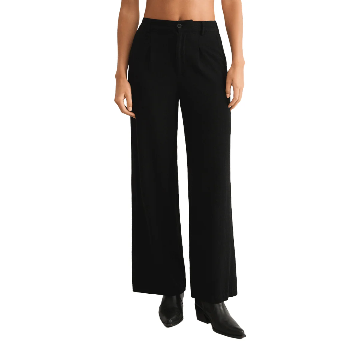 Z Supply Women's Vista Pant Black - Image 2